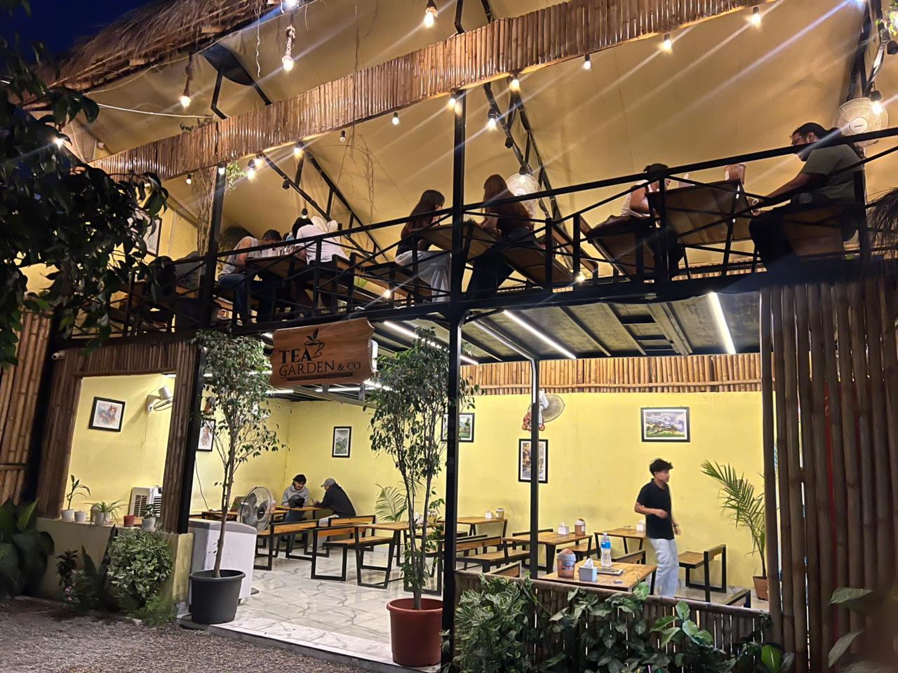 Tea Garden and Co Courtyard Layout